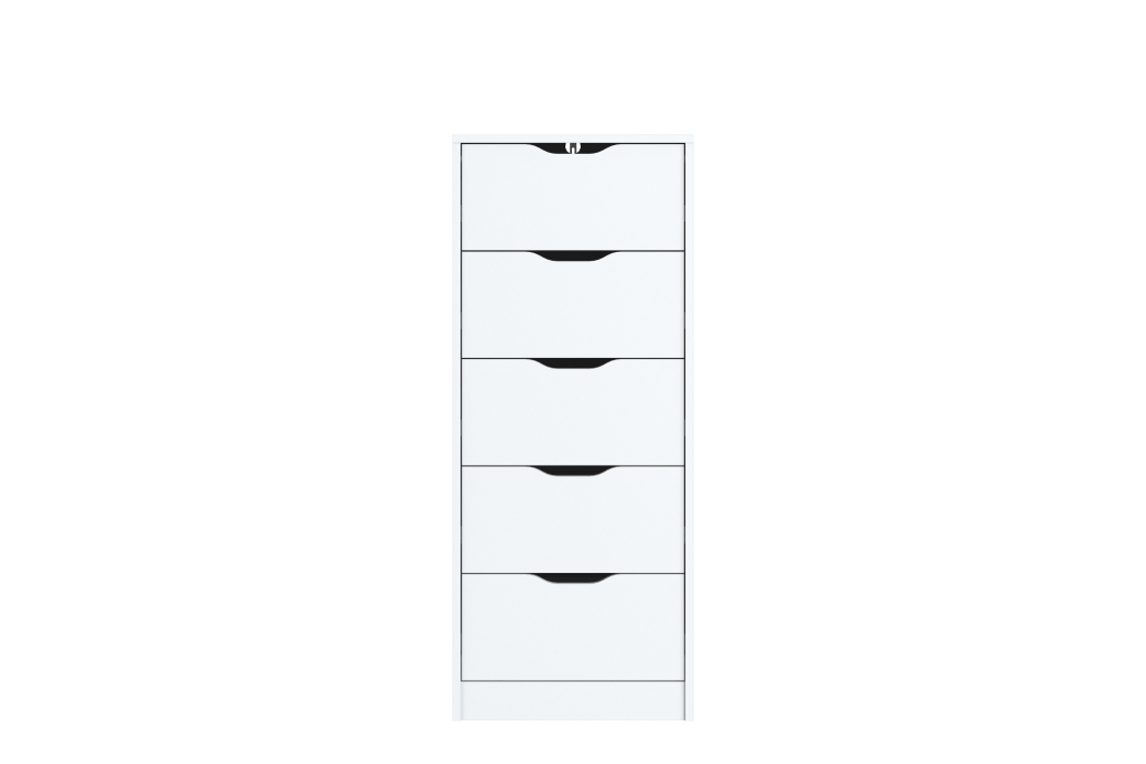 Комоды, Комод 5 ящиков Сапфир