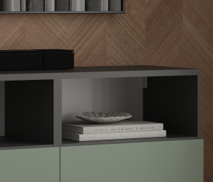 Гостиная Тренд Диамант серый/Белла Камыш