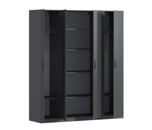 Шкаф четырехдверный Макс 2000 мм, вариант №3 (ЛДСП)