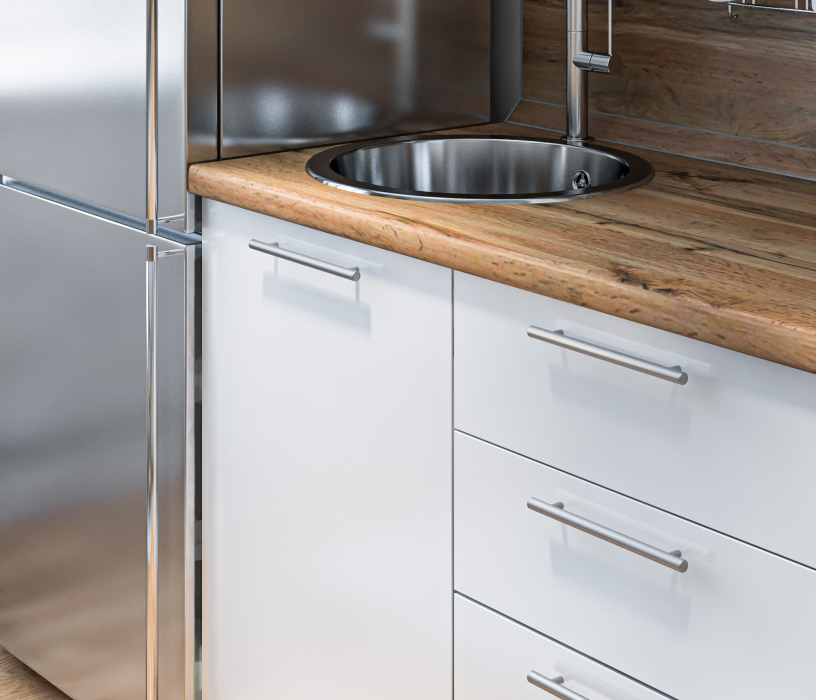 Кухонные гарнитуры, Кухонный гарнитур Регина Белый/Анна МДФ Белый глянец 1,8 м