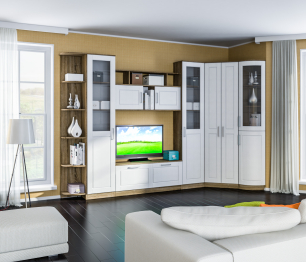 Илона (Прованс) набор для гостиной с угловым шкафом