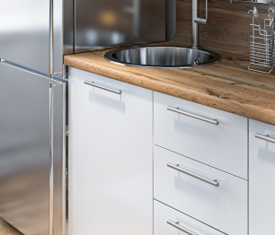 Кухонный гарнитур Регина Белый/Анна МДФ Белый глянец 1,2 м