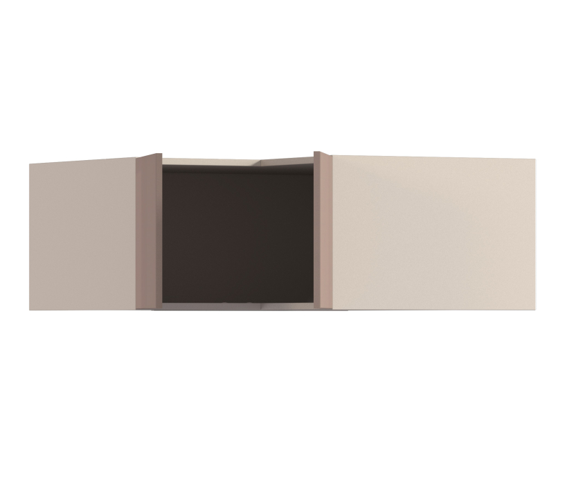 , Регина РПГУ-90 Полка угловая Песочный/Анна Капучино глянец