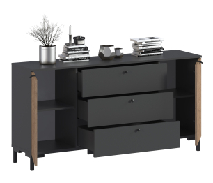 Комод Тренд СБ-3443 3 ящика, 2 двери