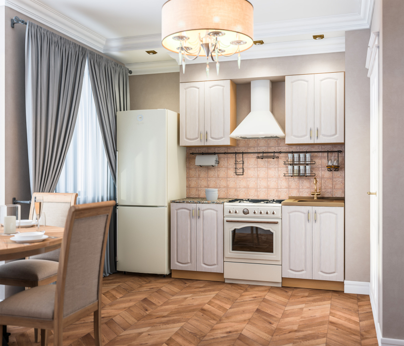 Кухонные гарнитуры, Кухонный гарнитур Оля 1,2м (цвет береза)