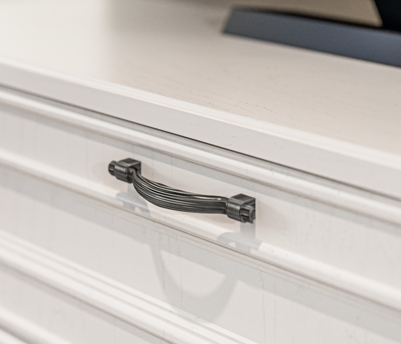 Стенки для гостиной, Гостиная Гранд / Ливерпуль Дуб Приморский Белый/МДФ Классика Светлый