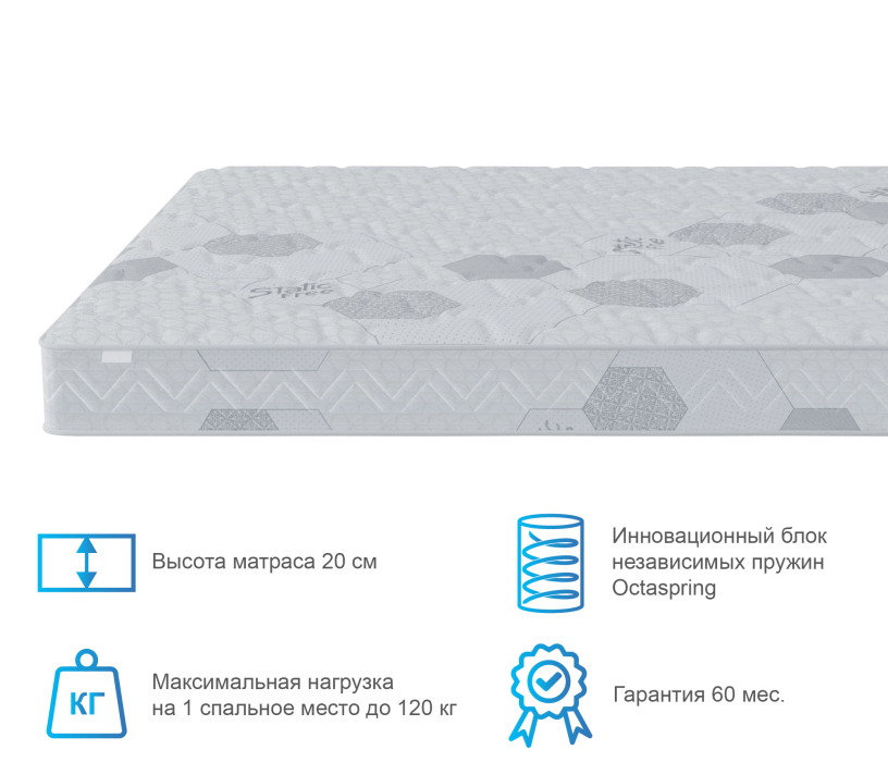 800 x 2000, Матрас Классик-Респект в скрутке 800*2000