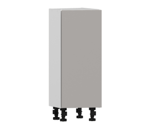 Регина РСТУ-30 Шкаф-стол торцевой Белый/ЛДСП Серый перламутровый