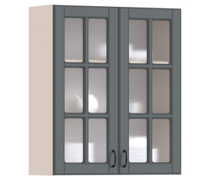 Регина шкаф навесной со стеклом 2 дв 80х93 см