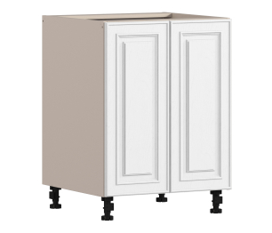 Регина РС-60 Шкаф-Стол с двумя фасадами Песочный/МДФ Классика белый