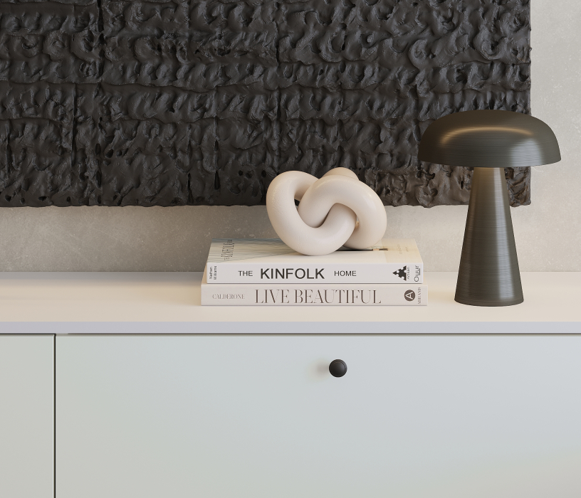 Комоды, Комод Тренд СБ-3447 2 ящика, 1 дверь Белый Альпийский