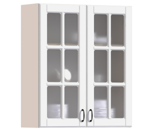 Регина шкаф навесной со стеклом 2 дв 80х93 см