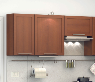 Кухня Ангелина Квадро Итальянский орех 2 м