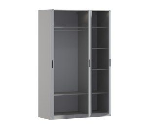 Шкаф трехдверный Макс 1500 мм, вариант №1 (ЛДСП/МДФ)