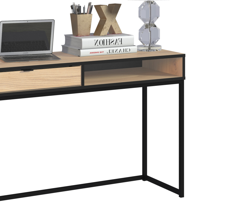 Домашние кабинеты, Лофт кабинет (стол+комод+шкаф) Дуб Минерва