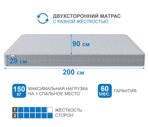 Столлайн / Матрас Наслаждение-Рафаэль 900х2000
