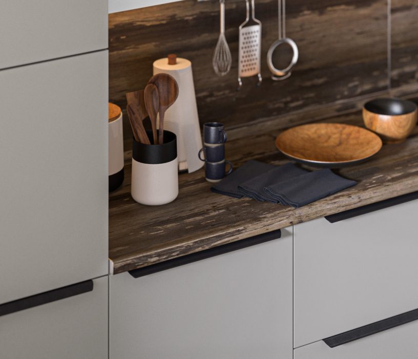 Кухонные гарнитуры, Кухонный гарнитур Регина Белый/Белла Серый перламутровый, Белый Альпийский 3х2,5 м