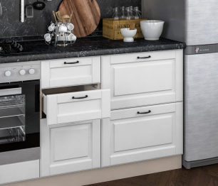 Кухонный гарнитур Регина 2,2м Белый матовый