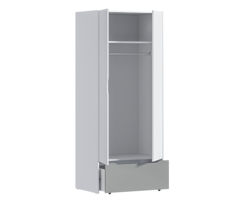 Mika / Мика, Шкаф Mika / Мика СБ-3272 Белый/Белый,Серый