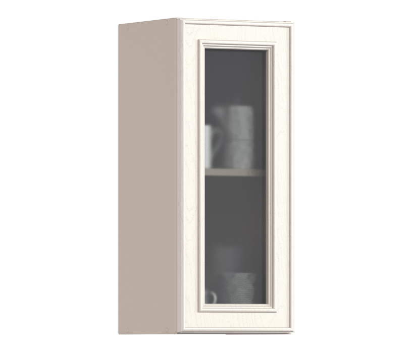 Классика, Классика шкаф навесной со стеклом 1 дв 30х72 см