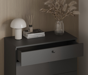 Комод Тренд СБ-3444 4 ящика Диамант серый