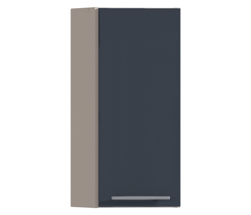 Эстель, Регина РПТУ-30 Полка торцевая Песочный/МДФ Графит глянец