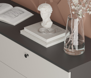 Комод Тренд СБ-3446 3 ящика, 1 дверь