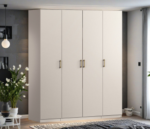 Шкаф четырехдверный Макс 2000 мм, вариант №2 (ЛДСП)