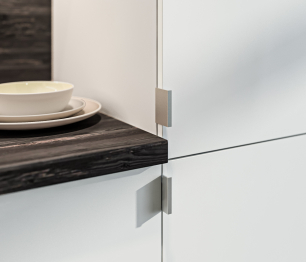 Кухонный гарнитур угловой Регина Белый / Белла Белый Альпийский/МДФ Джаз Светло-серый 2 м*2,6 м