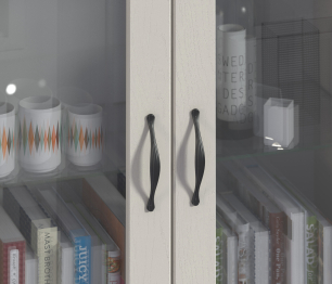 Сити СБ-2924 Витрина с полками ДСП