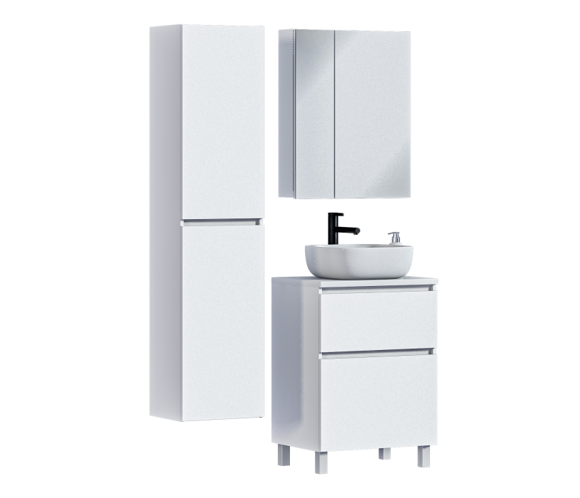 Мебель для ванных комнат, Набор для ванной Люкс напольный шкаф без раковины