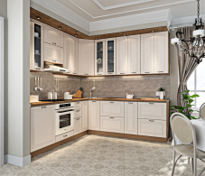 Кухонные гарнитуры, Кухонный гарнитур Регина Дуб Вотан/Классика Светлый 2,4х2,4 м