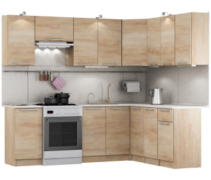 Кухня угловая Ангелина Классик 2,4 х 1,8 м