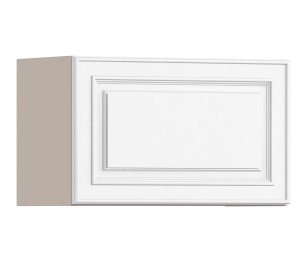 Регина РП-260 Полка гориз с фасадом Песочный/МДФ Классика белый