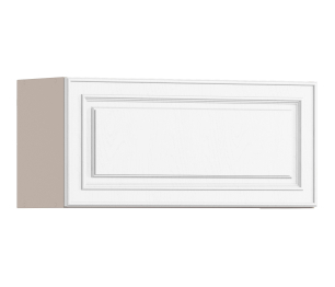 Регина РП-280 Полка гориз с фасадом Песочный/МДФ Классика белый