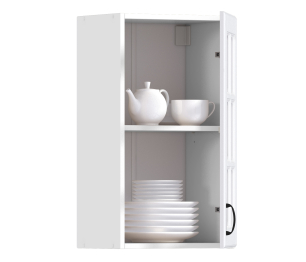 Регина шкаф навесной со стеклом 1 дв 40х72 см