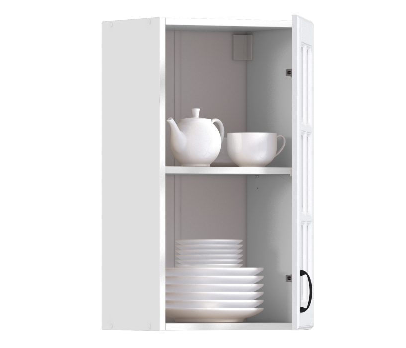 Регина, Регина шкаф навесной со стеклом 1 дв 40х72 см