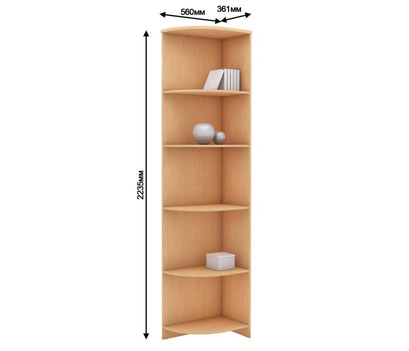 Угловые, Симба С-62 Стеллаж торцевой