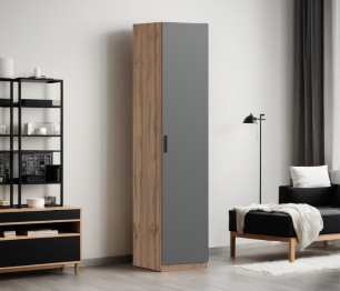 Шкаф однодверный Макс 500 мм, вариант №4 (ЛДСП, дуб вотан)