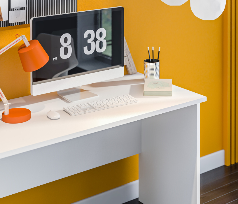 Прямые компьютерные столы, Стол Мартин СБ-3504 с тумбой СБ-3505