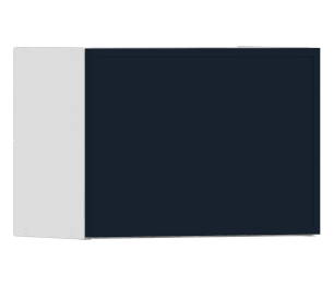 Регина РП-250 Полка Белый/МДФ Квадро Синий