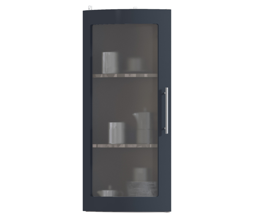 Эстель, Эстель шкаф навесной со стеклом 1 дв 29х93 см