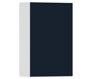 Регина РП-160 Полка Белый/МДФ Квадро Синий