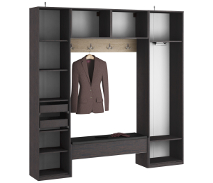 Афина набор с шкафом 2-х дверным с зеркалом