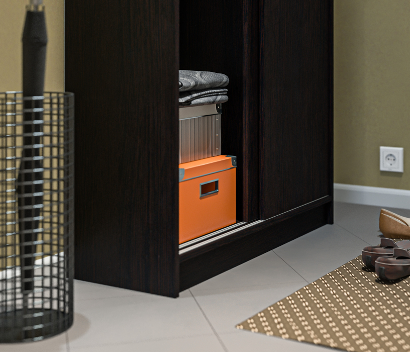 Прямые, Терра СБ-2545 Шкаф-купе 2-х дверный Венге