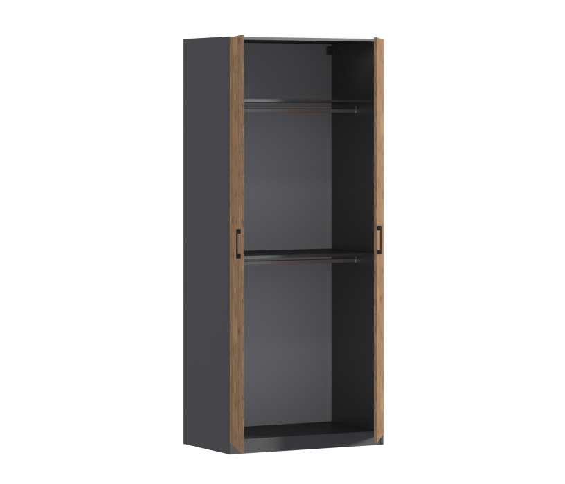 Для одежды, Шкаф двухдверный Макс 1000 мм, вариант №4 (ЛДСП)