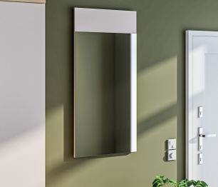 Зеркало Афина СБ-3322 Кашемир серый