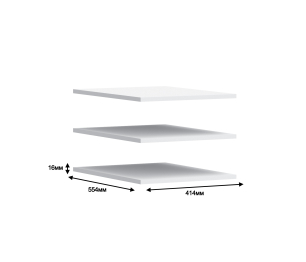 Шкаф 1- но дверный Левый Амалия СБ-986