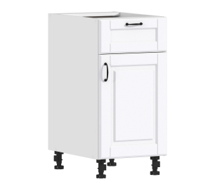 Регина РСДЯ-40 Шкаф-стол с ящ/1 дверь Белый/МДФ Белый матовый