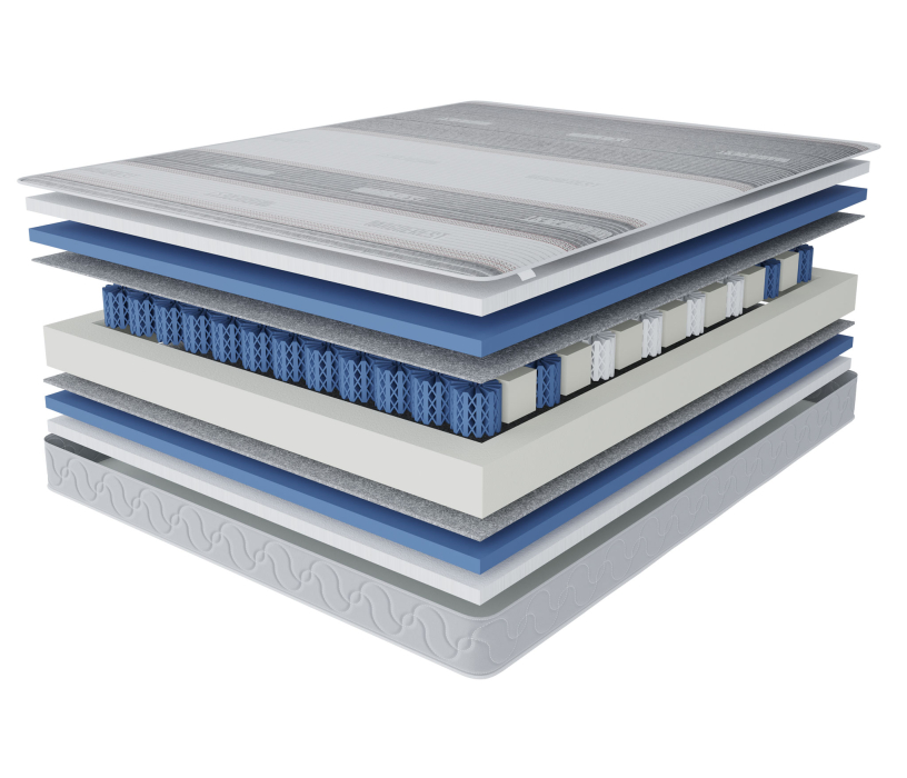 Другие размеры, Матрас Сити-Альмерия в чехле Magnetic в скрутке 1200х1900